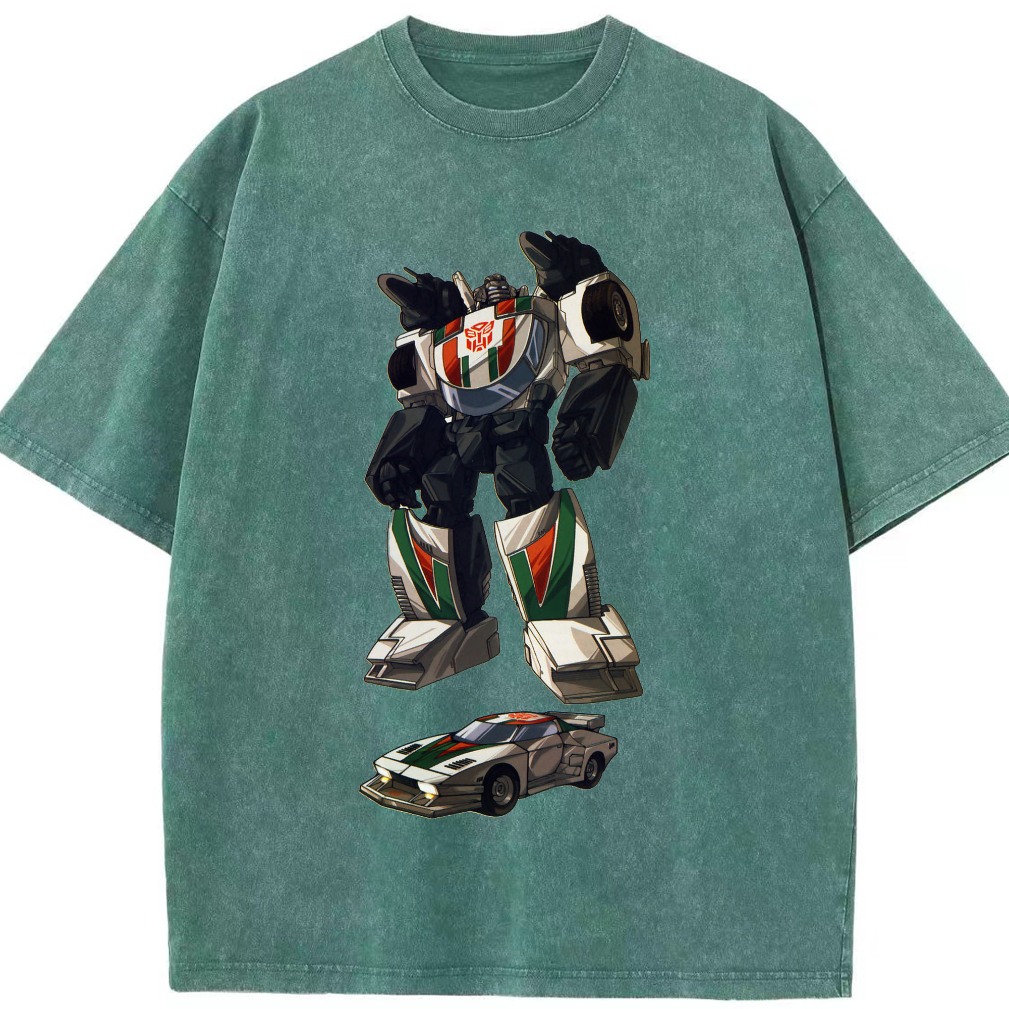 （画像用）  綿100% ヴィンテージ風 半袖Tシャツ（フロントプリント）